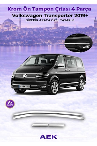 Vw T6.1 Transporter Ön Tampon Çıtası Paslanmaz Çelik 2019-
