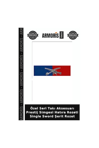 Özel Seri Takı Aksesuarı Prestij Simgesi Hatıra Rozeti Single Sword Şerit Rozet Çok Renkli