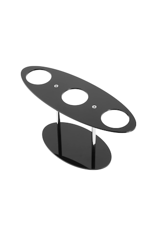 Cbtx Yx035 Akrilik Dondurma Külahı Rafı Dondurma Standı Siyah