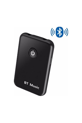 2 İn 1 Bluetooth 5.0 Verici Alıcı Kablosuz Ses Adaptörü Aux Girişli
