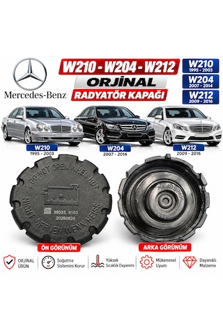 Mercedes W210 W204 W212 Uyumlu Radyatör Kapağı