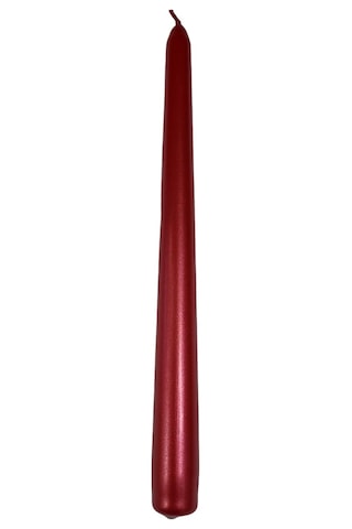 Candle Şamdan Mum Konik 2,5x25cm Metalik Kırmızı 1 Adet