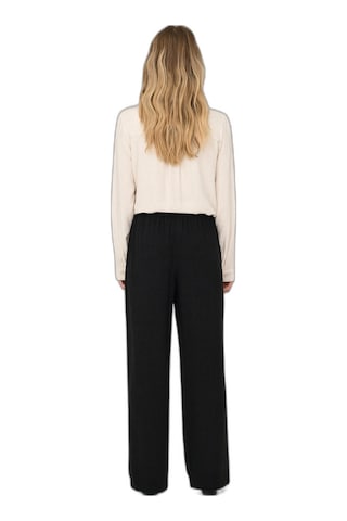 Only Onlsıesta Mw Pull-up Lınen Bl Pnt Noos Kadın Black Pantolon - 15322263 Siyah