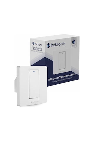 Hybrone Duvar Tipi Tekli Akıllı Anahtar