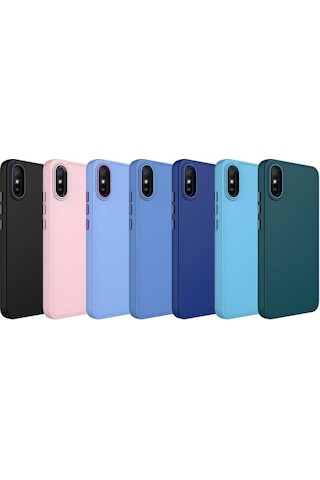 Xiaomi Redmi 9A Kilif Metal Çerçeve Lansman Silikon Kapak 563257488