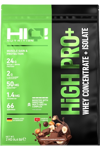 Hıq High Pro+ 2 Kg Chocolate&hazelnut Flavored