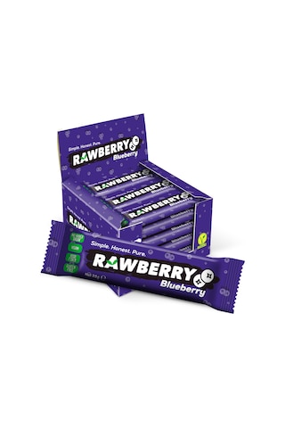 Rawberry Blueberry Şeker Ilavesiz Vegan Glütensiz Kuruyemiş Bar 1