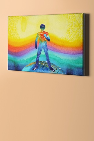 Webstyle Sayılarla Boyama Seti Kasnaklı Enerji 50 X 65 Cm