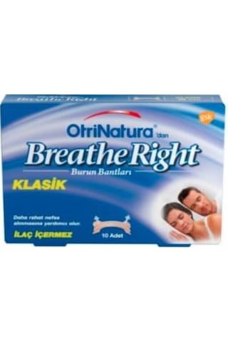 Breathe Right Klasik Burun Bandı Normal Boy 10'lu
