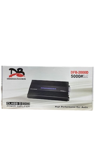 Defacbass Dbf-2000.1d Mono Ampfilikatör Bass Amfisi