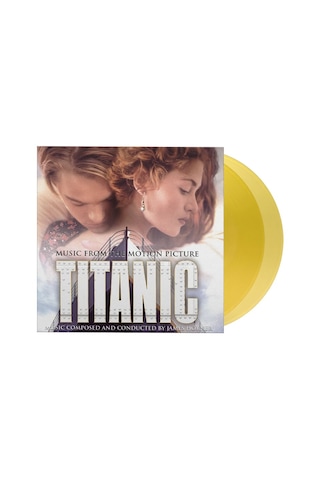 James Horner - Titanic 180g Limited Numbered Edition, 2 Lp Translucent Yellow Vinyl - Plak