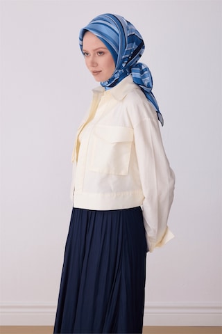 Belli İpek Eşarp - 4311-05 Lacivert Twill