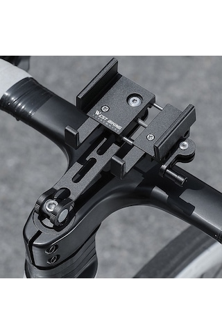 Tongxida Yp0715080 Alüminyum Telefon Tutucu, Siyah, Bisiklet Montajı, Bisiklet Gps Braketi, Uygun Siyah