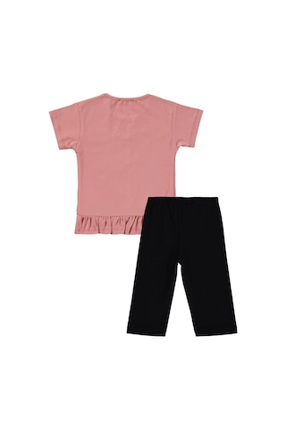 Civil Girls Fiyonklu 2-5 Yaş Takım - Açık Kiretmit-siyah