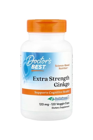 Ginkgo Ekstra Strengt.h 120 Mg 120 Veggie Capsules