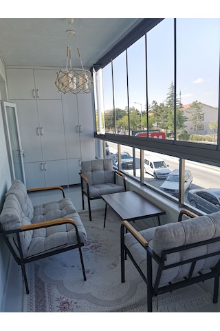 Modern Mars Balkon, Bahçe, Cafe - Salon - Metal Kanepe Koltuk Takımı - 2+1+1 + Sehpa Krem Modernsh61 Krem