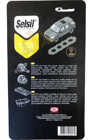 Selsil Oto Rtv Sıvı Conta Kırmızı 85 Gr.