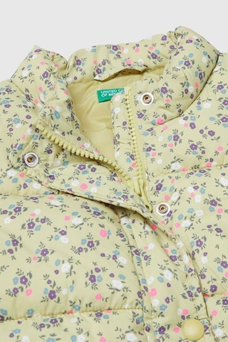 United Colors Of Benetton Kız Bebek 2v3ygj00o-25k Desenli Yelek Sarı-2119 Sarı