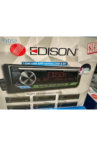 Edison Emp 94 Dsp Usb Aux Bluetooth Fm Radio Oto Teyp Mp3 4x55wa