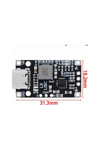 2s Ip2326 Lityum Pil Şarj Devresi 1.5a 15w 3s Li-ion Type-c Usb Giriş 8.4v Batarya Akü 18650 Qc Hızl