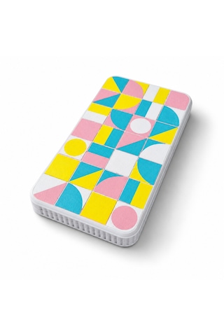 Mini Tavla Seti 17 X 14,5 Cm Taş Ve Zar Bölmeli Katlanabilir Seyahat Tavlası Taşınabilir Klasik Tavla Oyunu Pastel Sarı Pembe