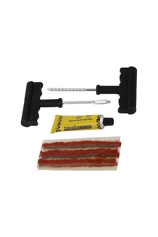 Deluxe Tire Plug Kiti Patlak Lastik Tamir Seti 6 parça