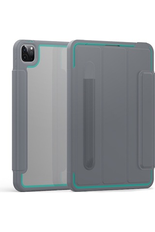 Yunboo İpad Uyumlu Uyumlu Pro 11 2.nesil 2020 Uyumlu Şık Tpu Kılıf - Kalem Şarj, 3 Katmanlı Koruma Ve Katlanabilir Dizayn Diğer Diğer