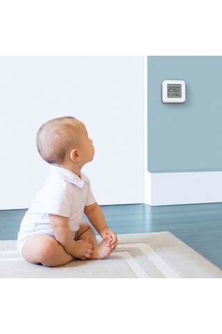 Ulzyvf Mijia 2 Dijital Akıllı Sıcaklık Ve Nem Ölçer Termometre