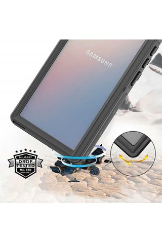 Galaxy S20 Plus Kılıf 1-1 Su Geçirmez Kılıf (536455527) Siyah