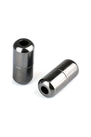 Vidalı Platin Renk 5 Çift Ayakkabı Bağcık Ucu Platin