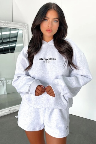 Altamira Kadın Thatssofetch Baskılı Oversize Kapşonlu Sweatshirt 001