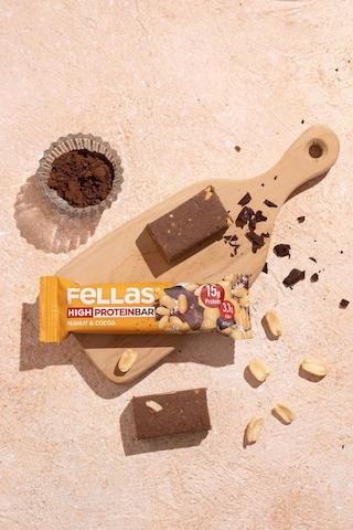Fellas Yüksek Protein Bar - Yer Fıstıklı Ve Kakaolu 45g 3 Adet