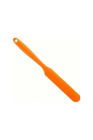Trendooze Yapışmaz Sunshine022 Turuncu Silikon Kavanoz Spatulası 1 Adet Isıya Dayanıklı Gıda Uyumlu Turuncu Turuncu