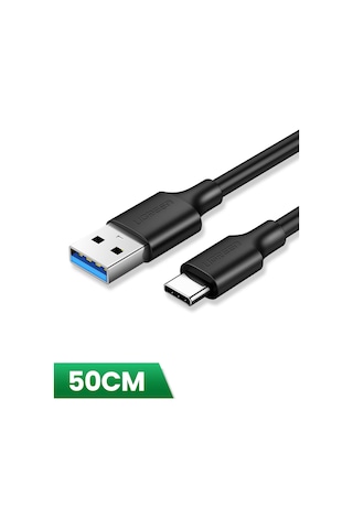 Ugreen Usb 3.0 Usb-c Data Ve Şarj Kablosu 50 Cm, 20881 Standart Model