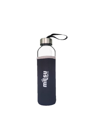 Milsu Kılıflı Cam Matara - 500 ML