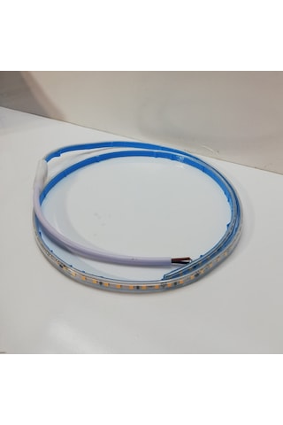 Şerit Led 220 Volt Trafosuz Yapışkanlı Dış Mekan Amber Işık Fiş + 1 Metre Ct-4477 1 Metre