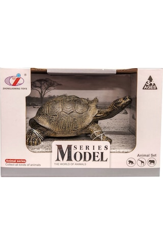 Calimera Toys Hayvan Figürleri Oyuncak Kaplumbağa Koyu Yeşil Hayvan