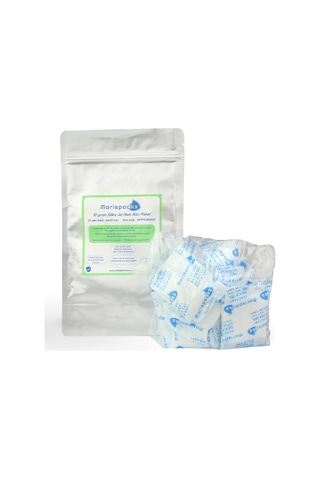 Marispacks 10 G X 25 Adet Silikajel Nem Alıcı Paket Nonwoven, Aluminyum Doypack Ambalajda