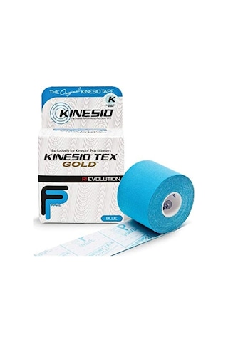 Kinesio Tex Gold Bant Fingerprint Kinesiology Tape 5 CM x 5 M Mavi