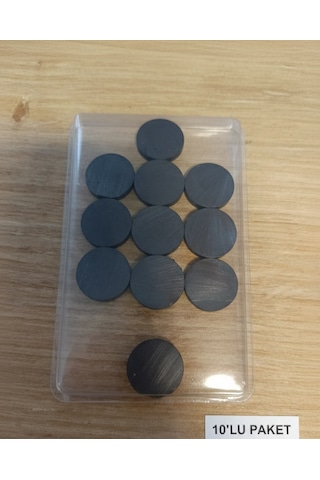 1.5 Cm Güçlü Yuvarlak Mıknatıs 20'li Paket Magnet Ve El Yapımı Ürünler İçin Hobi Mıknatısı