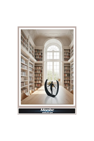 Monbc Modern Sanat Heykeli 3d Tasarım Dekoratif Biblo, Hediyelik Ve Ev Ofis İçin Şık Aksesuar