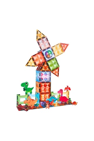 Magnetic Tiles Star Diamond Light Version 82 Parça / Ch1221