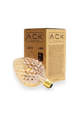 Ack Ab55-00420 4w Rustik Led Ampul 2200k E27 G95