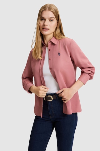 U.S. Polo Assn. Kadın Orkide Uzun Kollu Basic Gömlek 50324791-vr221