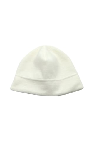 Kadın Kışlık Ekru Termal Polar Eldiven - Polar Bere 2'li Set Ekru