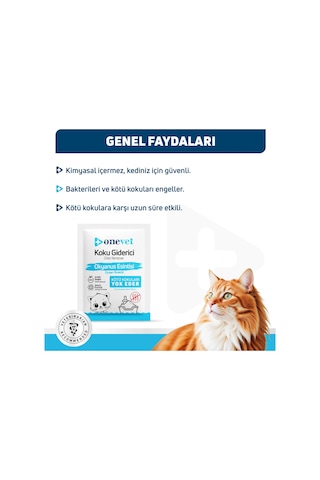 Onevet Kedi Kumu Koku Giderici 15x25 Gr Okyanus Esintili