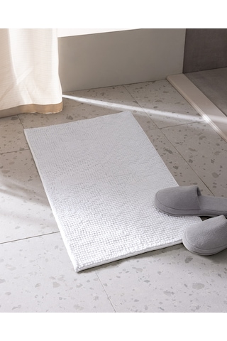 Madame Coco Conques Banyo Paspas - Beyaz - 50x80 Cm Beyaz