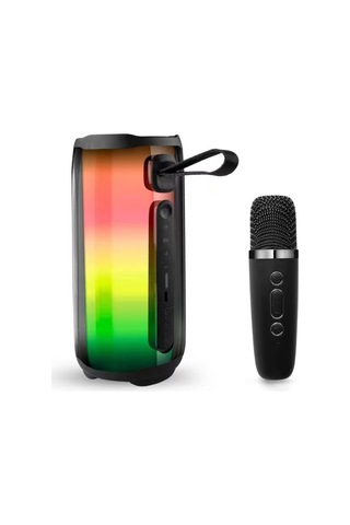 Northcity Pluse 5 Mikrofonlu Rgb Kablosuz Hoparlör - Siyah