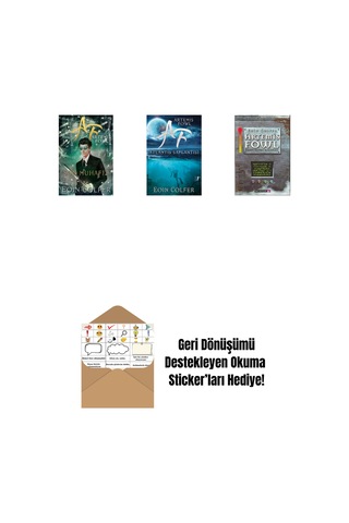 Artemis Fowl 8 - Son Muhafız + Artemis Fowl 7 - Atlantis Saplantısı + Artemis Fowl 2 - Kuzey Kutbu Macerası + Okuma Sticker'ları