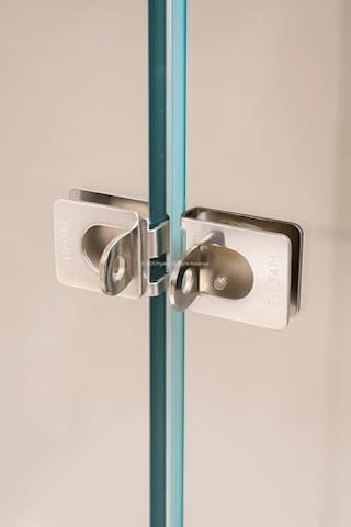 Cam Cama Emniyet Aparatı, Kilitsiz, Çift, Cam, Kapı, Güvenlik Aparatı, Metal, Estetik Tasarım Genel